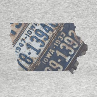 Vintage Iowa License Plates T-Shirt